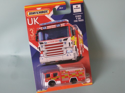 Matchbox scania p360 - p360, fire