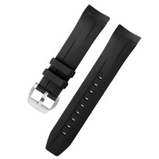 Black Rubber Strap For TISSOT SEASTAR 1000 Watches  T120.417A T120.417.11
