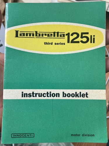 1962 lambretta innocenti - innocenti, 125li