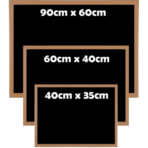 Blackboard wooden framed chalk - framed,