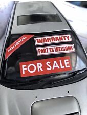 1/18 diorama Car Sales Window Stickers