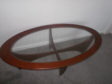 g plan oval glass top coffee table