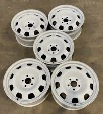 Set Of 5 Genuine Land Rover Defender L663 18” White Steel Wheels