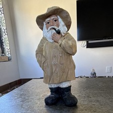 Hand Carved Wooden Fisherman