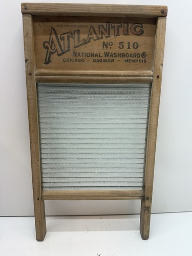 Vintage atlantic washboard - atlantic,