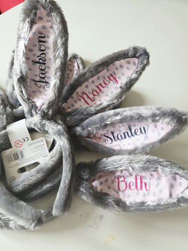 Easter bunny ears headbands - easter,