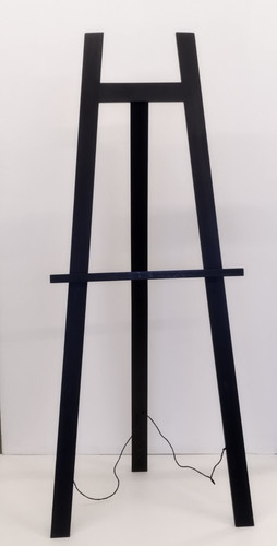 Display easel wooden black - wooden,