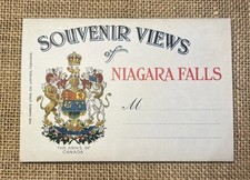 Vintage Souvenir Folder ‘The Niagara Falls’ 1940’s ~ 1950’s
