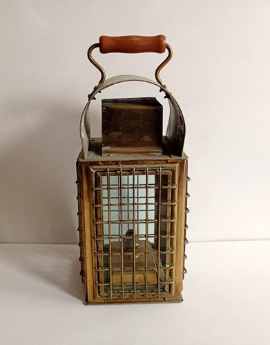 Vintage wedge portable caged - wedge,