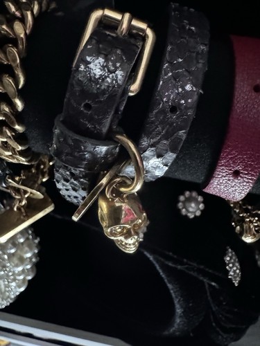 Alexander mcqueen leather - leather, and