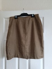 EAST Pure Linen Skirt Pencil