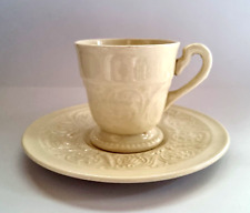 WEDGWOOD PATRICIAN 1050 Demitasse Espresso Cup & Saucer 1940 VINTAGE RARE VG+++