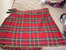 Royal Stewart Kilt Scottish Highland  Size 48x22