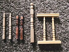 dolls house accessories 1:12,  7 Wooden Staircase Spindles