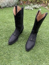 GENUINE Ostrich Tony Leather Thailand  Boots Men's Size 10 Or 46