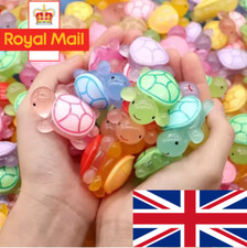 5/10 Pcs Glow-in-the-dark Miniature Resin Turtle Luminous figures mini Aquarium