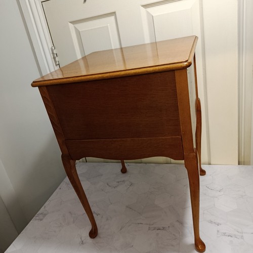 Vintage wooden sewing table - vintage,