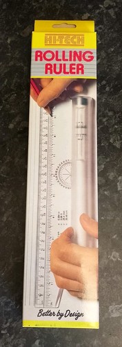 Vintage tech rolling ruler - tech,