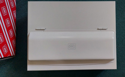 Consumer unit metal - metal, clad