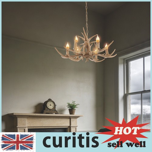 Antler resin chandelier head - resin,