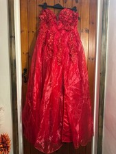 red ball gown dress new and unworn