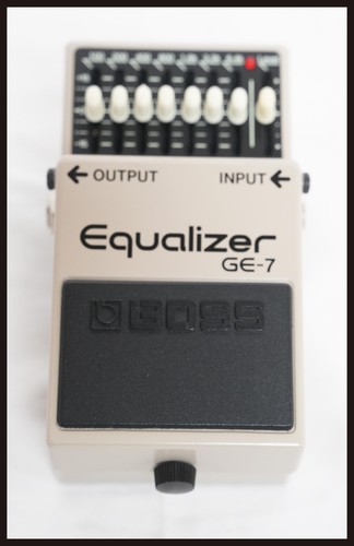 Boss graphic equalizer - boss, ge-7