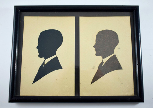 Antique silhouette portrait - antique,