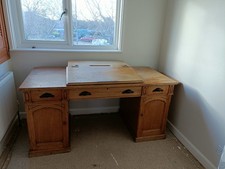 Vintage Flip Top Teachers Schools Desk