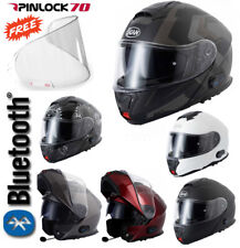 V-CAN V272 BLUETOOTH FLIP FRONT FULL FACE MOTORCYCLE MOTORBIKE HELMET MP3 SATNAV
