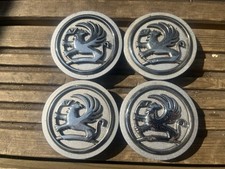 x4 Genuine Vauxhall Corsa C Astra H Zafira B 60mm Alloy Wheel Centre Caps Set