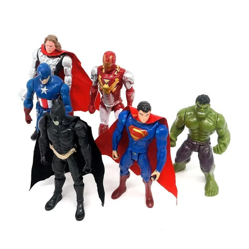 Mixed superhero action figure - mixed,