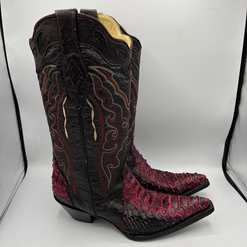 Corral boots genuine python - genuine,