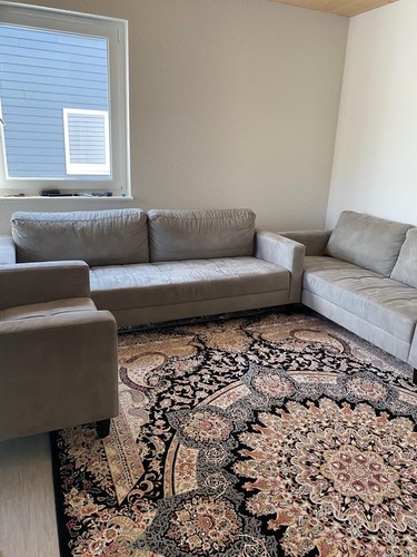 Trei part sofa grey - part,