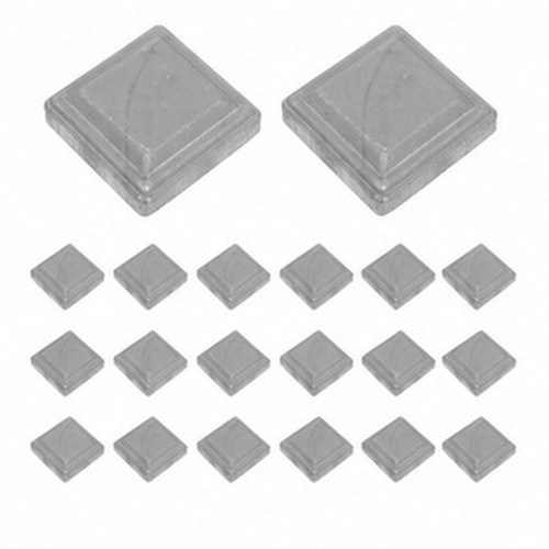 10pcs silver iron - fence, post