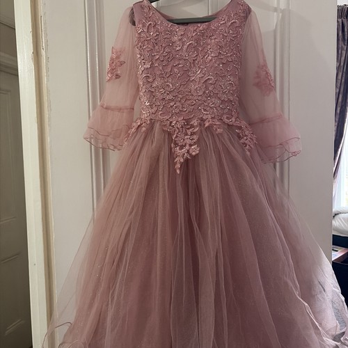 Flower girl dress lace - flower,