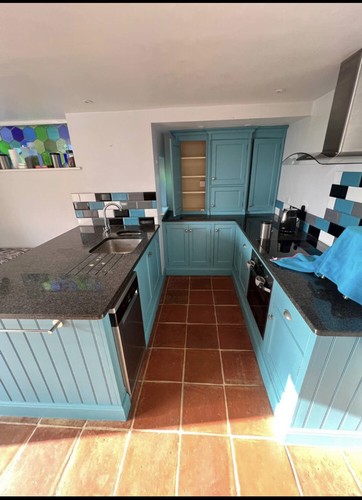 Handmade kitchen with granite - with,