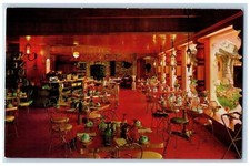 c1960's Heart Designed Chairs, Copper Tables Madonna Inn Coffee Shop CA Postcard