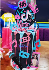 Tiktok Music INSPIRED Cake