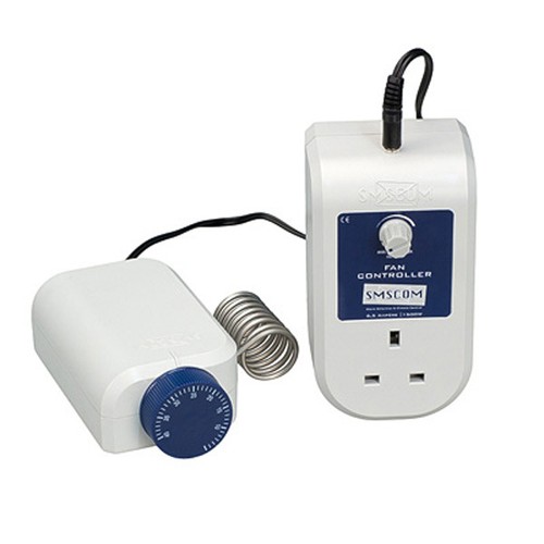 Fan controller with - fan, thermostat