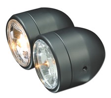 Crystal clear twin headlight black Suzuki GSF Bandit 600 650 1200 1250 N