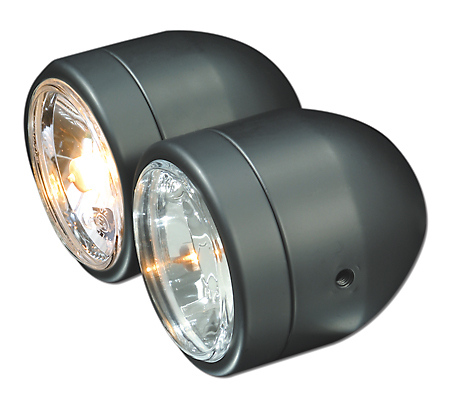 Crystal clear twin headlight