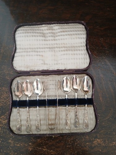 Vintage cased set 6 - cased, of