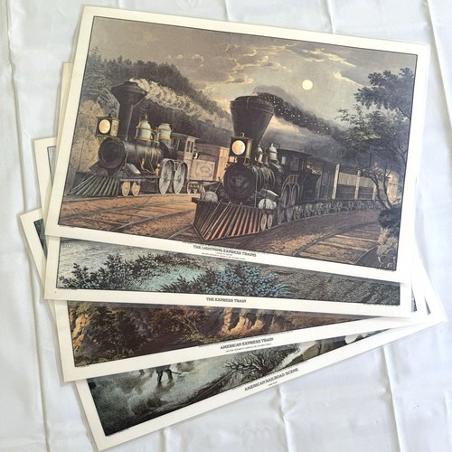 Set vintage train - of, 4