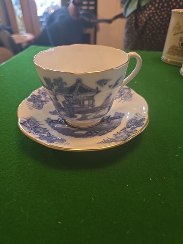 Trentham pagoda cup and saucer - trentham,