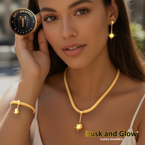 Gold mesh chain jewellery - chain, gift