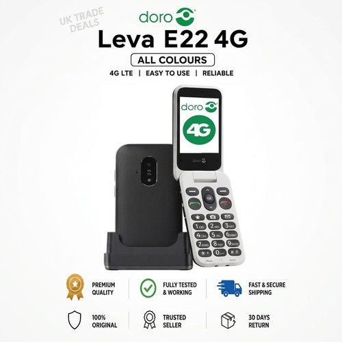 Doro leva e22 mobile phone - 4g,