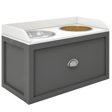 PawHut Stainless Steel Raised