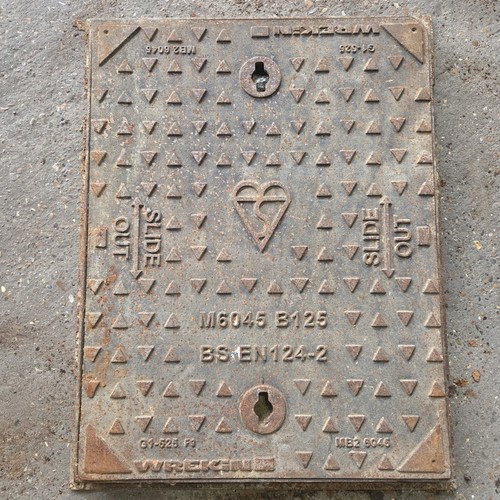 Cast iron manhole - cast,