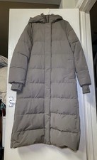 Zara Long Puffer Coat - Size
