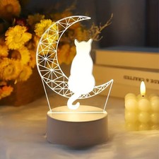 Creative Moon Cat Figure